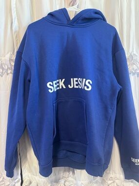 Royal Blue Crewneck Hoodie